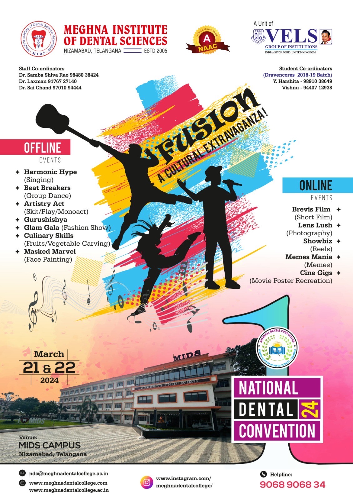 Meghna Institute of Dental Sciences Telangana National Dental Convention'24
